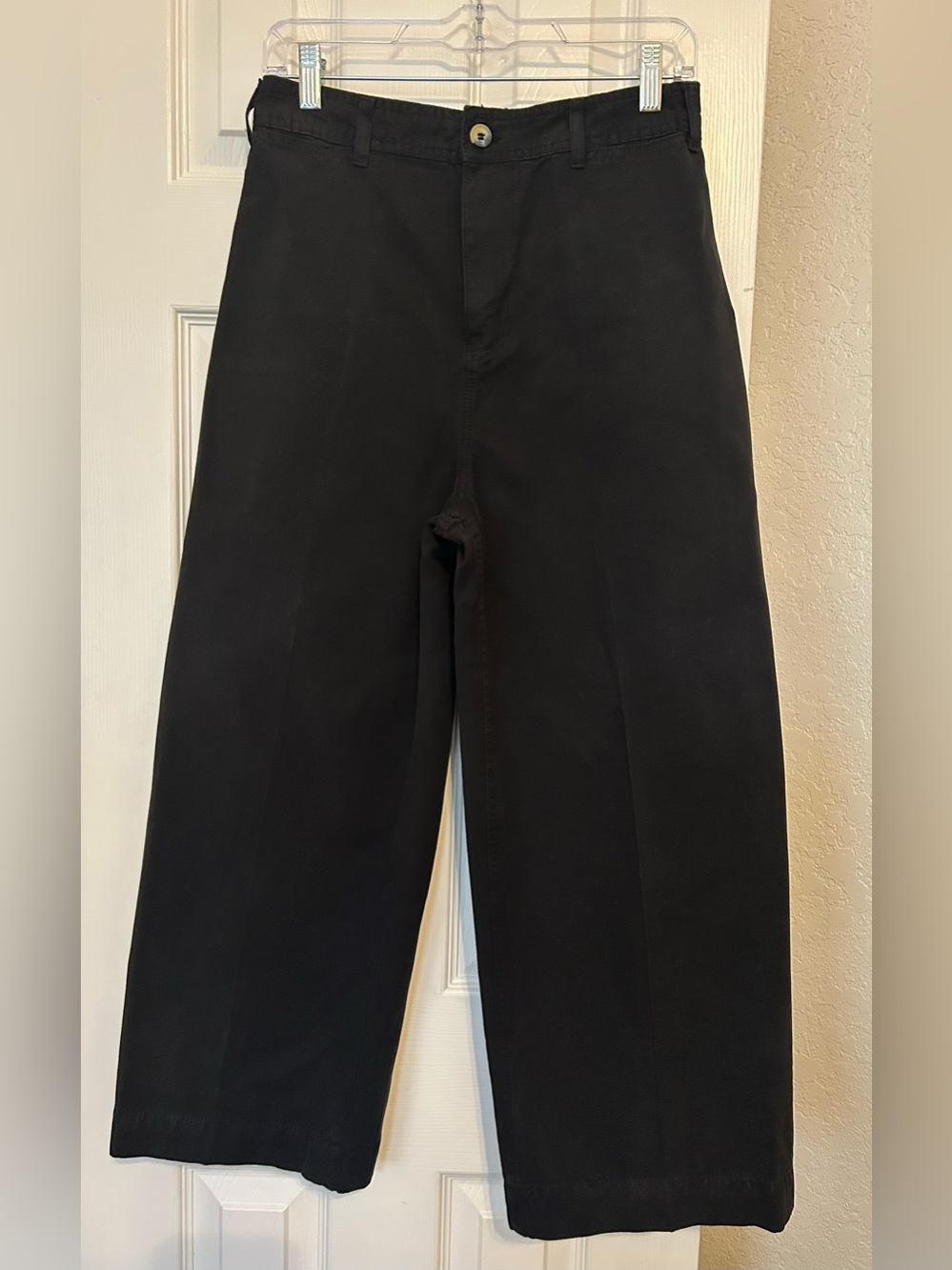 We The Free Black Straight-Leg Chinos
